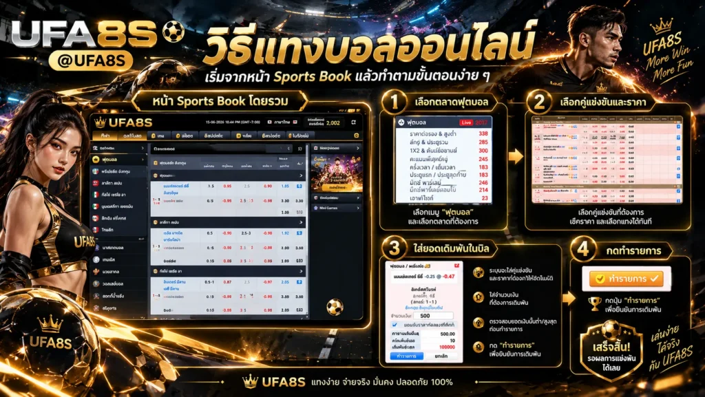วิธีแทงบอลออนไลน์